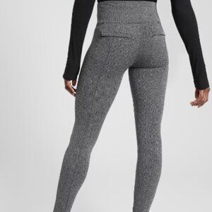 Athleta Delancey Herringbone Tight - Medium - Black & Grey